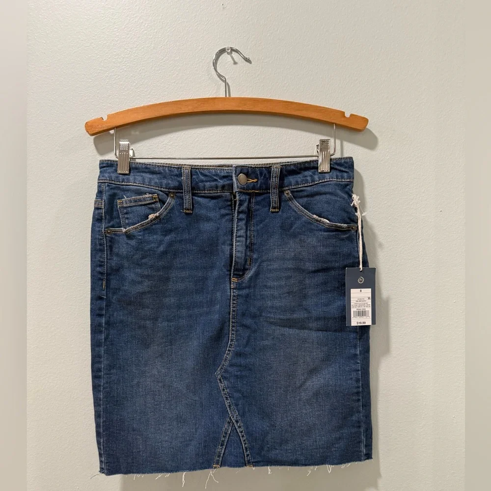 Universal Thread Blue Denim Mini Skirt